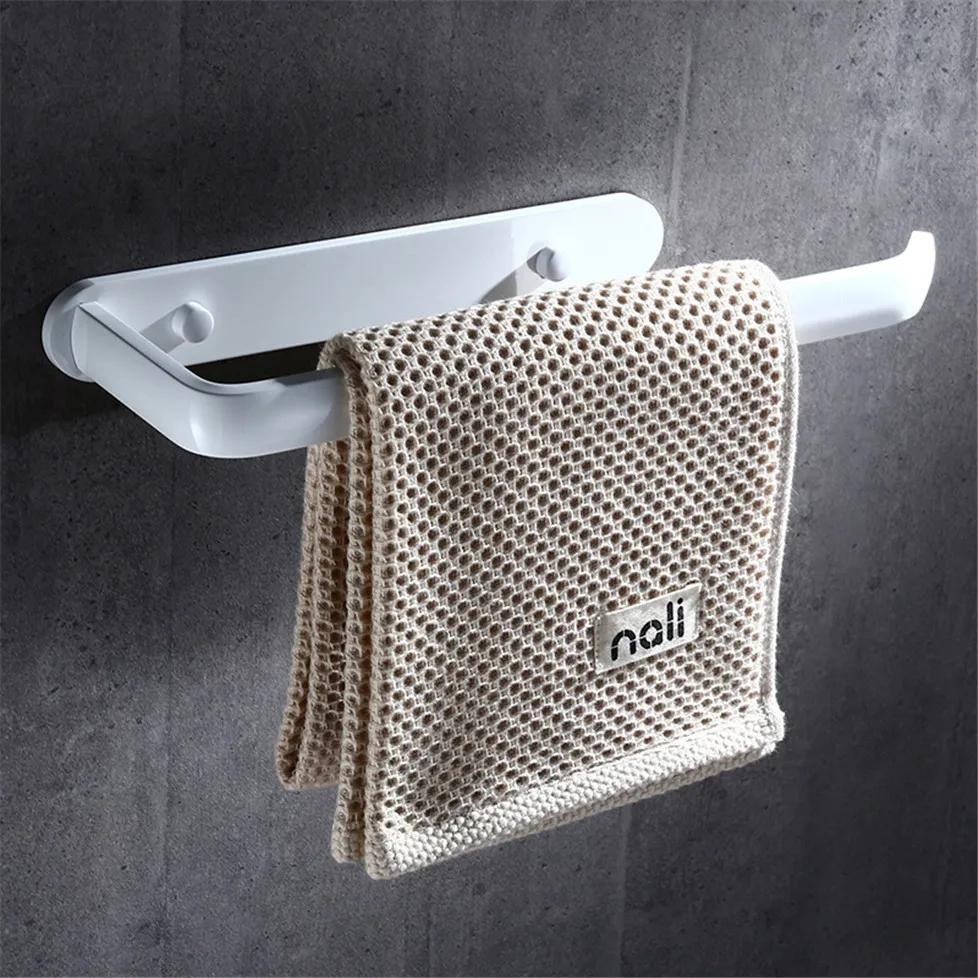 White Matte Wall Mounted Towel Bar Solid Space Aluminum Towel Rack Fashion Single Towel Ring Hook Bathroom Accessories
White Matte Wall Mounted Towel Bar Solid Space Aluminum Towel Rack Fashion Single Towel Ring Hook Bathroom Accessories