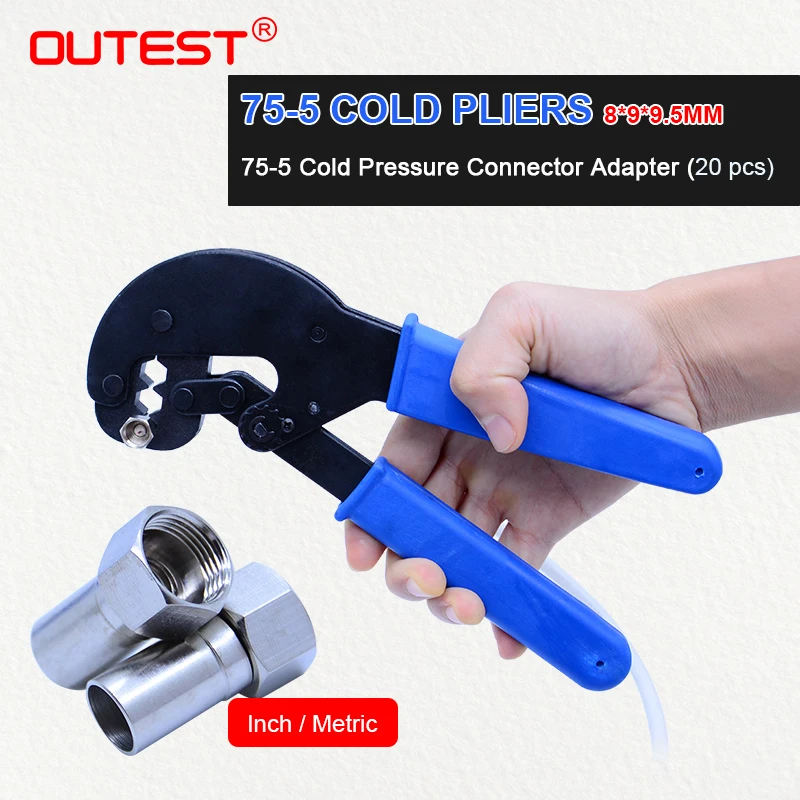 OUTEST 20pcs75-5 f type connector + cold press pliers Cable TV f plug cold press pliers four cold pressing clamp 75-5 F plug
OUTEST 20pcs75-5 f type connector + cold press pliers Cable TV f plug cold press pliers four cold pressing clamp 75-5 F plug