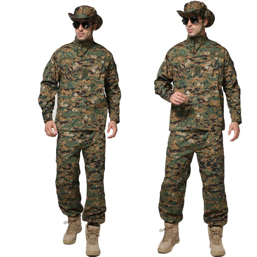 Men Jacket Pants US Army Suit Soldier Combat Shirts ACU Jungle Camouflage CP Tactical Clothing Airsoft Disguise Military Uniform
Men Jacket Pants US Army Suit Soldier Combat Shirts ACU Jungle Camouflage CP Tactical Clothing Airsoft Disguise Military Uniform