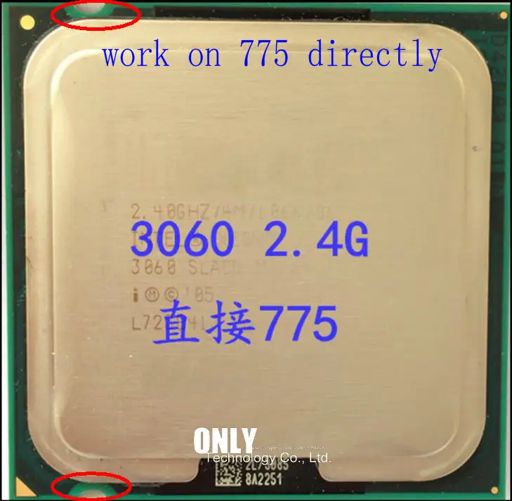 free shipping 3060 Desktop CPU Xeon Processor 3060 (4M Cache, 2.40 GHz, 1066 MHz FSB) scrattered pieces
free shipping 3060 Desktop CPU Xeon Processor 3060 (4M Cache, 2.40 GHz, 1066 MHz FSB) scrattered pieces