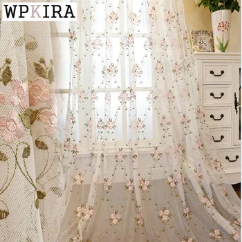 Luxury Rustic Curtains Fabric Embroidered Flower Living Room Bedroom Tulle Curtain Beautiful Pink Flower Curtains 366&20
Luxury Rustic Curtains Fabric Embroidered Flower Living Room Bedroom Tulle Curtain Beautiful Pink Flower Curtains 366&20