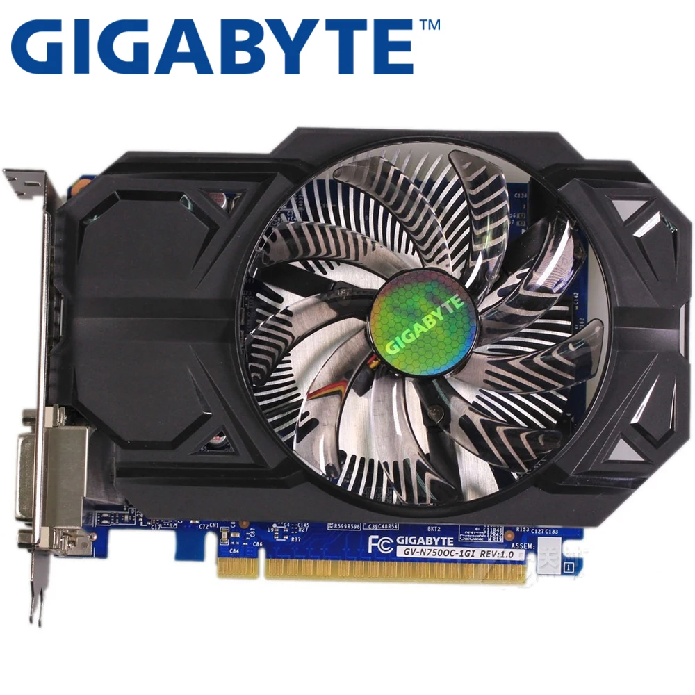 

GIGABYTE Graphics Card GTX 750 1GB 128Bit GDDR5 Video Cards for nVIDIA Geforce GTX750 Hdmi Dvi Used VGA Cards On Sale