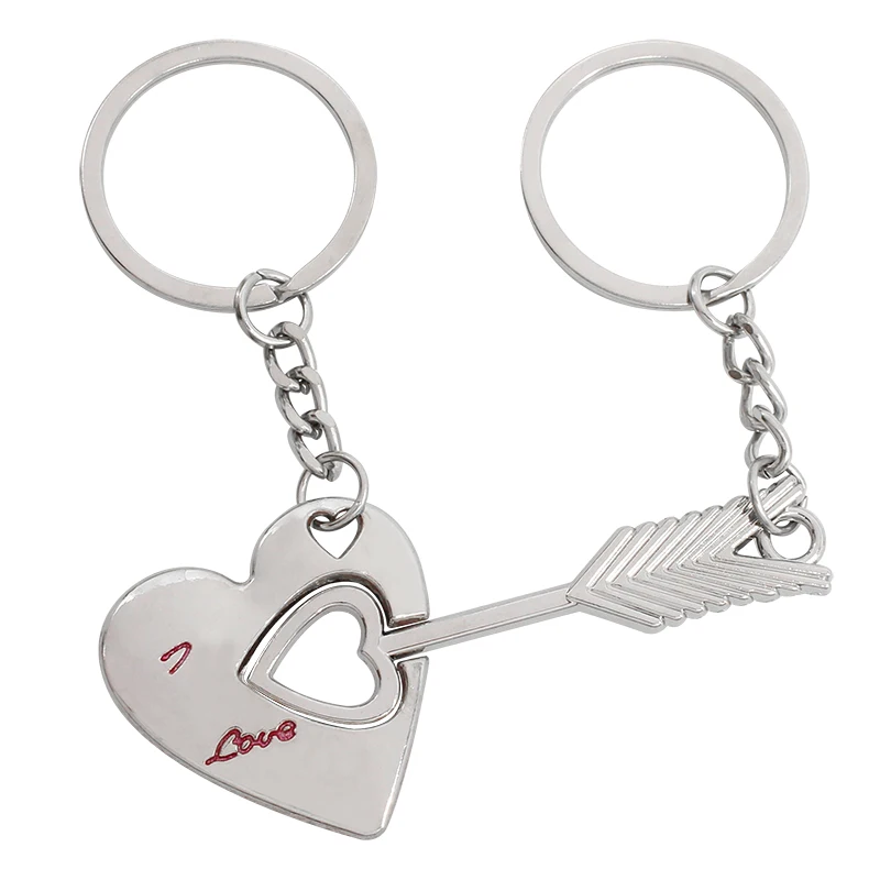 Trendy Couple Keychain I LOVE YOU Heart Lover Key Chain Romantic Creative Cupid's Arrow Key Ring Gift Men Jewelry Drop Shipping
Trendy Couple Keychain I LOVE YOU Heart Lover Key Chain Romantic Creative Cupid's Arrow Key Ring Gift Men Jewelry Drop Shipping