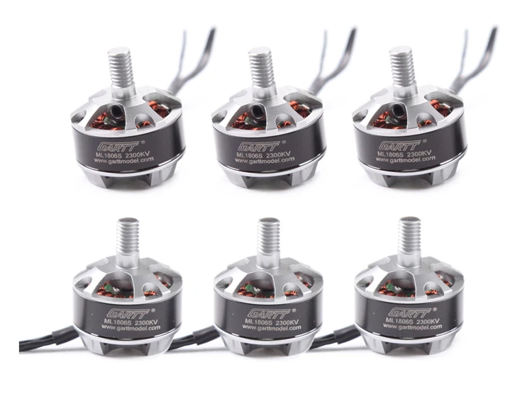 GARTT 3pcs CW 3pcs CCW ML 1806 S 2300KV Brushless Motor For QAV FPV 180 210 250 Quadcopter Multicopter Drone
GARTT 3pcs CW 3pcs CCW ML 1806 S 2300KV Brushless Motor For QAV FPV 180 210 250 Quadcopter Multicopter Drone