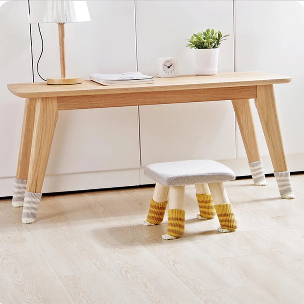 4 pcs Lovely Table Mats Set Knitting Tables and Chairs Feet Thickening Stool Chairs Ottomans Table Mats of Leg Protection
4 pcs Lovely Table Mats Set Knitting Tables and Chairs Feet Thickening Stool Chairs Ottomans Table Mats of Leg Protection