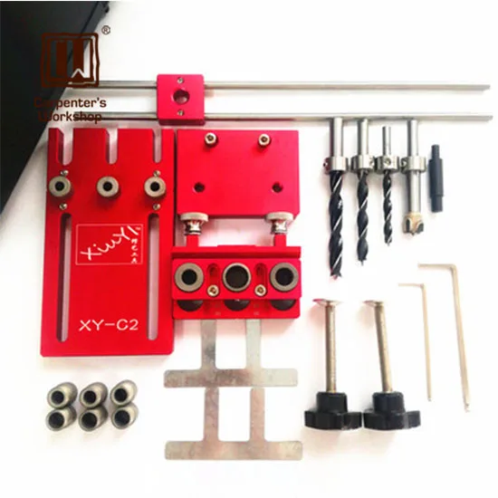Woodworking Three-in-one / four-in-one Hole Punch Locator Round Locator Locator Plate Furniture Punch DIY
Woodworking Three-in-one / four-in-one Hole Punch Locator Round Locator Locator Plate Furniture Punch DIY
