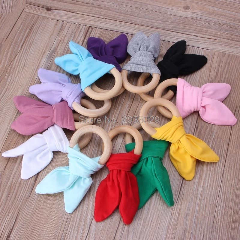 Bunny Ear Teether Fabric Wooden Teething Ring With Crinkle Material Shower Gift J26 Drop shipping
Bunny Ear Teether Fabric Wooden Teething Ring With Crinkle Material Shower Gift J26 Drop shipping