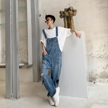 2019 Ripped Jeans Pants Overalls Straight Loose Fashion Denim Casual One-Piece Homme Men
2019 Ripped Jeans Pants Overalls Straight Loose Fashion Denim Casual One-Piece Homme Men
