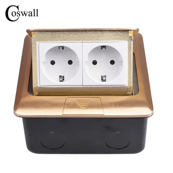 Coswall Pure Copper Thicken Panel 16A Russia Spain EU Standard Pop Up Floor Socket Double Power Electrical Outlet AC 110~250V
Coswall Pure Copper Thicken Panel 16A Russia Spain EU Standard Pop Up Floor Socket Double Power Electrical Outlet AC 110~250V