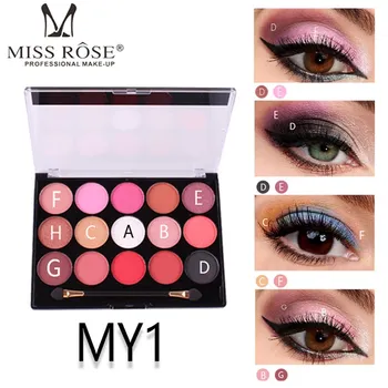 MISS ROSE 15 Colors Eyeshadow Palette Shimmer Matte Eye Shadow Makeup Palette Waterproof Nude Eyes Cosmetics Shadow Make Up Kits
MISS ROSE 15 Colors Eyeshadow Palette Shimmer Matte Eye Shadow Makeup Palette Waterproof Nude Eyes Cosmetics Shadow Make Up Kits
