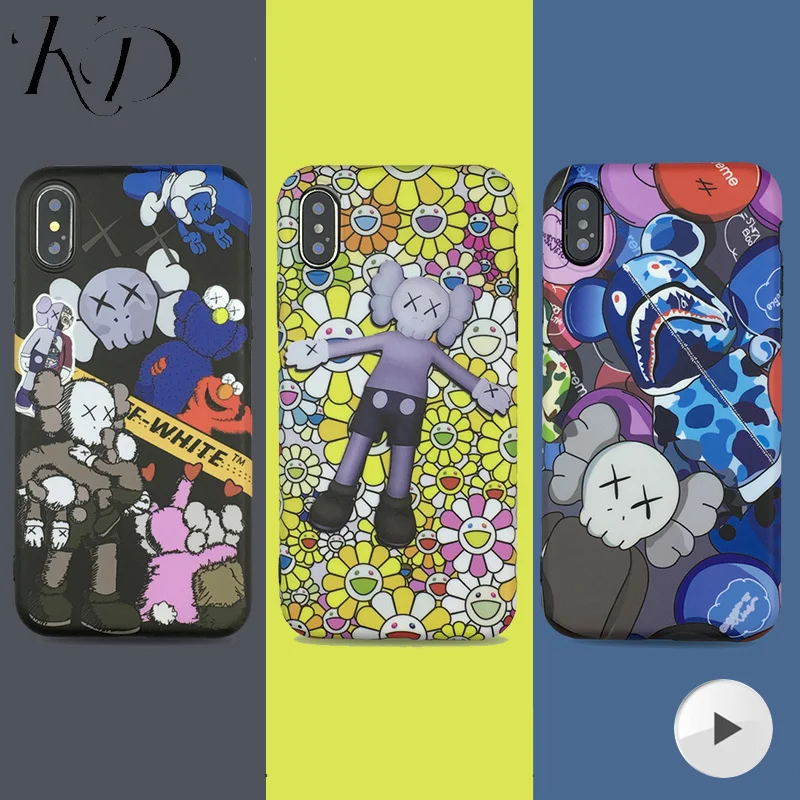 Luxury Brand Bape Off Cute Cartoon White Kaws Camouflage Shark Mouth Phone Case for iPhone 6 6S 7 8 Plus X XS XR MAX Soft Cover
Luxury Brand Bape Off Cute Cartoon White Kaws Camouflage Shark Mouth Phone Case for iPhone 6 6S 7 8 Plus X XS XR MAX Soft Cover