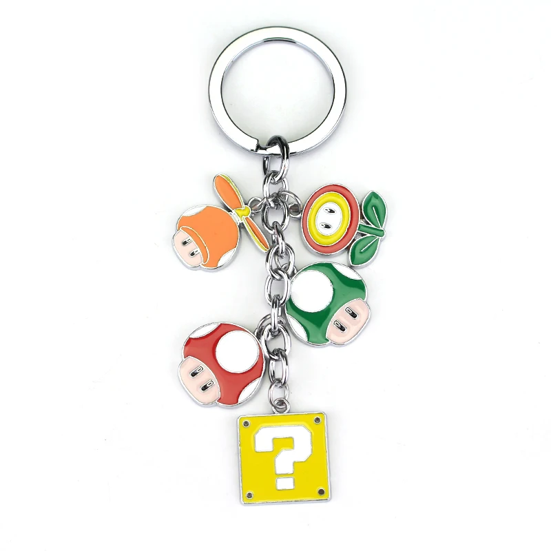 Classic Game Anime Keychain Super Mario Alloy mushroom Flower Pendant Car Keyring chaveiro Unisex Gift for Fans
Classic Game Anime Keychain Super Mario Alloy mushroom Flower Pendant Car Keyring chaveiro Unisex Gift for Fans