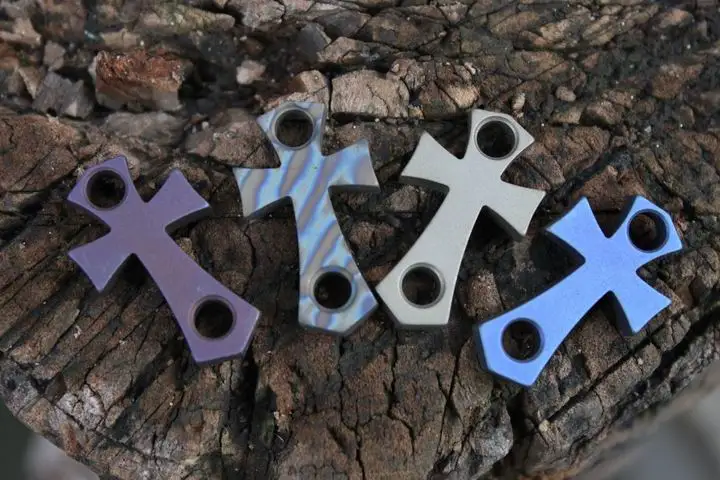 H "Cross" Titanium Alloy TC4 Knife Beads Man Pendant String Knife Rope Multi Tools EDC Outdoor Zipper Pull Knife Lanyard Beads
H "Cross" Titanium Alloy TC4 Knife Beads Man Pendant String Knife Rope Multi Tools EDC Outdoor Zipper Pull Knife Lanyard Beads