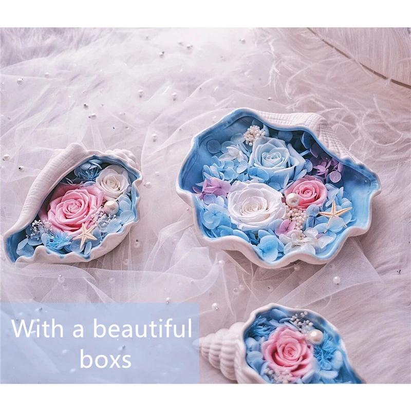 Newbron Baby Photography Props Eternal Flower Rose Shell Conch Gift Dried Flowers Photography Decoration Accessories
Newbron Baby Photography Props Eternal Flower Rose Shell Conch Gift Dried Flowers Photography Decoration Accessories