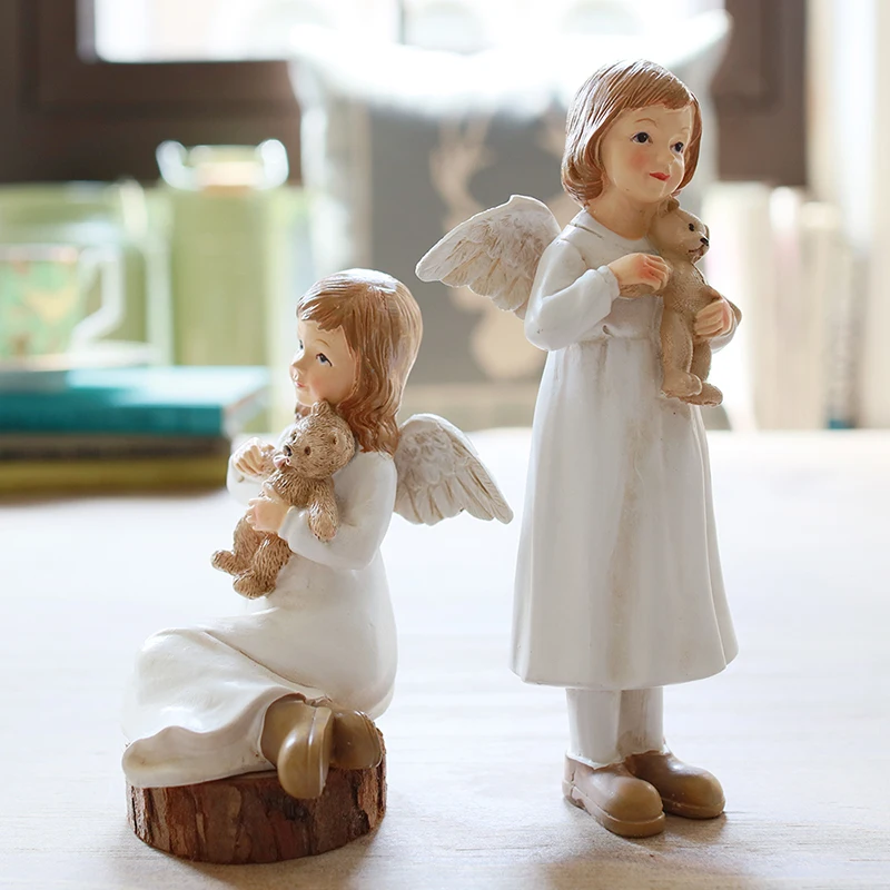 Be with you Resin Angel 1PC American Style Fairy Figurine Home Decoration children sitting room Wedding Birthday Gift
Be with you Resin Angel 1PC American Style Fairy Figurine Home Decoration children sitting room Wedding Birthday Gift
