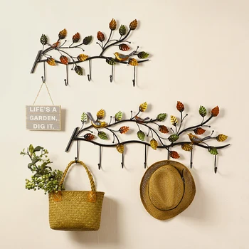 European Wrought Iron Wall Hanger Crafts Home Porch Door Key Hook Decoration Wall Hanging Coat Rack Wall Holder Ornaments Decor
European Wrought Iron Wall Hanger Crafts Home Porch Door Key Hook Decoration Wall Hanging Coat Rack Wall Holder Ornaments Decor