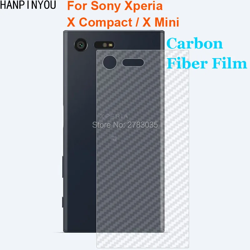 For Sony Xperia X Compact / Mini 4.6" Durable 3D Anti-fingerprint Transparent Carbon Fiber Back Film Screen Protector Rear Cover
For Sony Xperia X Compact / Mini 4.6" Durable 3D Anti-fingerprint Transparent Carbon Fiber Back Film Screen Protector Rear Cover
