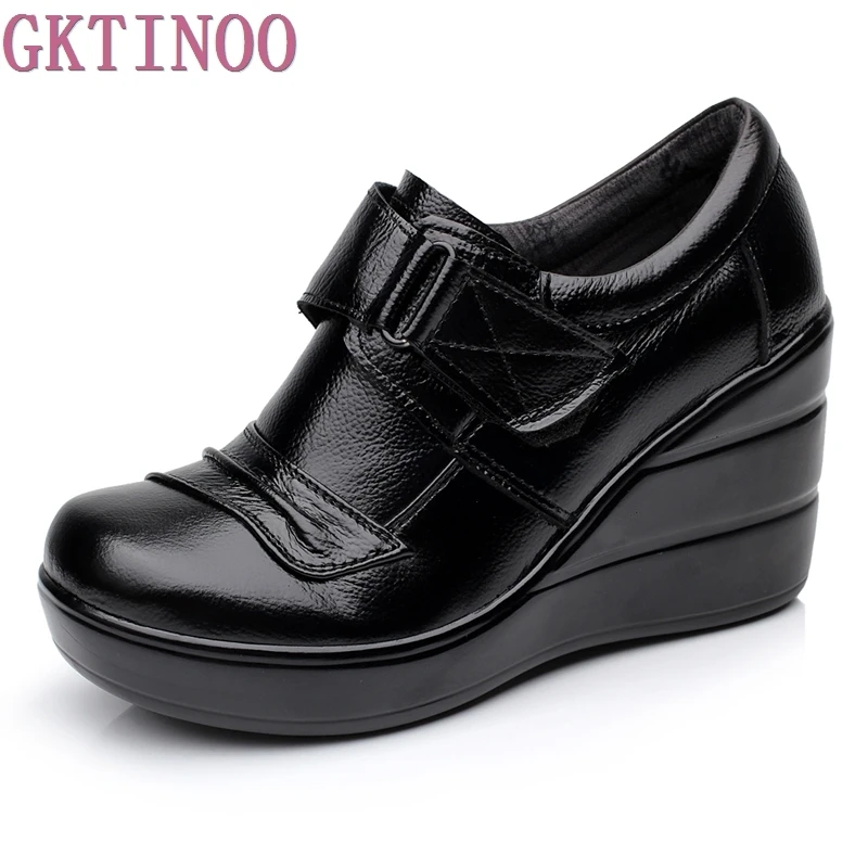 Cowhide genuine leather platform spring and autumn deep mouth single shoes high-heeled platform women's shoes wedges
Cowhide genuine leather platform spring and autumn deep mouth single shoes high-heeled platform women's shoes wedges