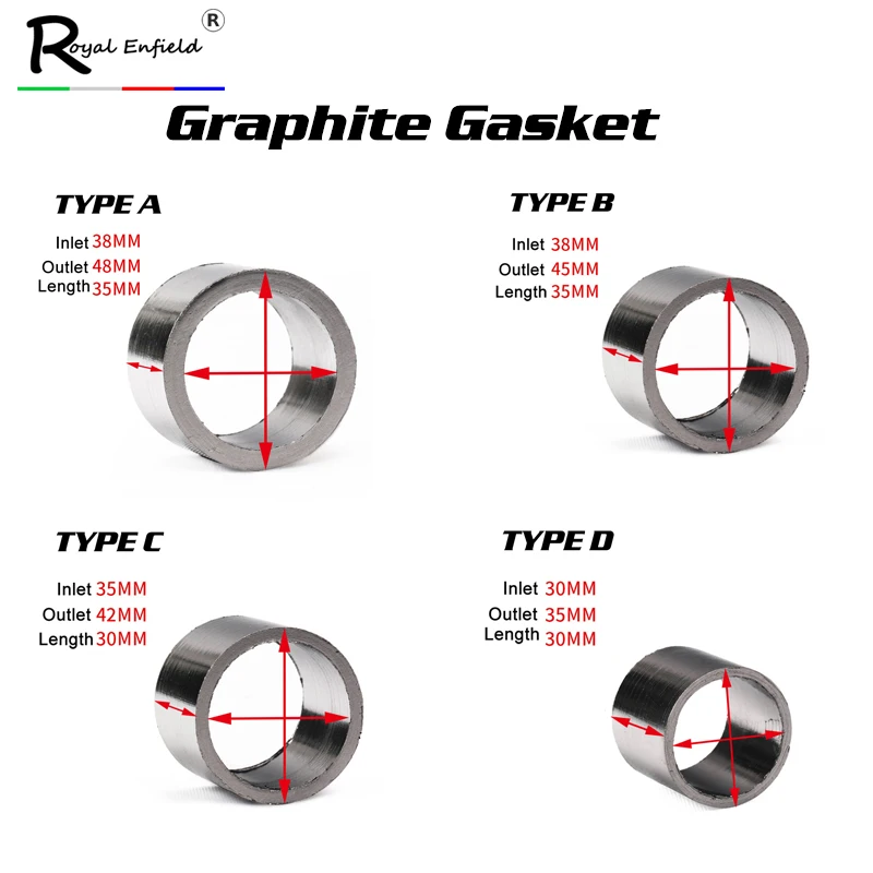 free shipping 35mm 42mm 45mm 48mm motorcycle auto Exhaust Pipe Graphite Gasket to Muffler Silencer Gasket Seal ring
free shipping 35mm 42mm 45mm 48mm motorcycle auto Exhaust Pipe Graphite Gasket to Muffler Silencer Gasket Seal ring