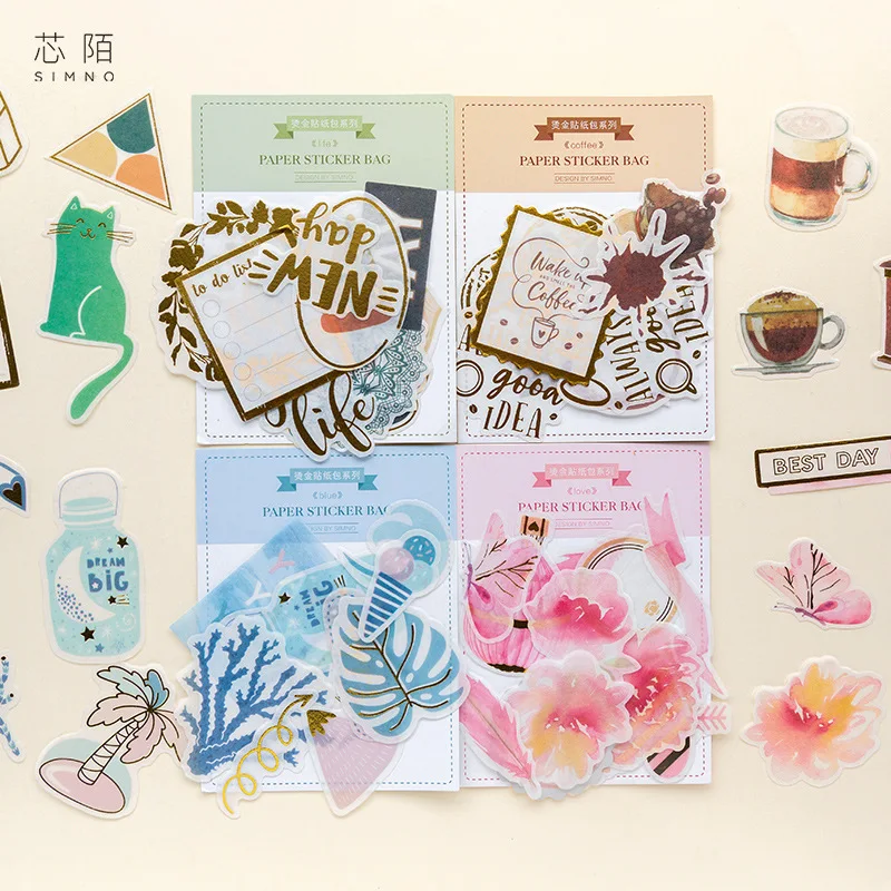 Gilding Life Series Practical Bullet Journal Decorative Stickers Scrapbooking Stick Label Diary Stationery Album Stickers
Gilding Life Series Practical Bullet Journal Decorative Stickers Scrapbooking Stick Label Diary Stationery Album Stickers