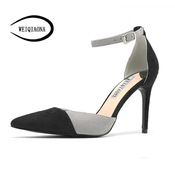 WEIQIAONA 2018 New casual star model Colorblock Women Pumps High Heel Pointed cover strap brand Wedding shoes Party Shoes Ladies
WEIQIAONA 2018 New casual star model Colorblock Women Pumps High Heel Pointed cover strap brand Wedding shoes Party Shoes Ladies