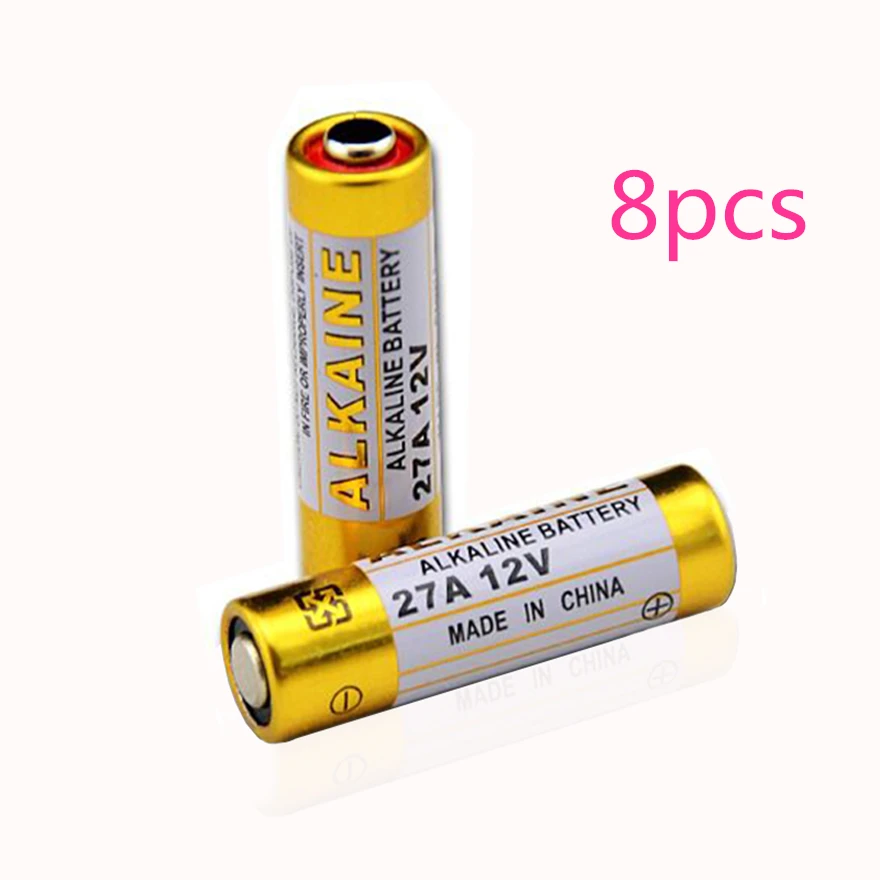 8PCS 27A 12V dry alkaline battery 27AE 27MN A27 for doorbell,car alarm,walkman,car remote control etc
8PCS 27A 12V dry alkaline battery 27AE 27MN A27 for doorbell,car alarm,walkman,car remote control etc
