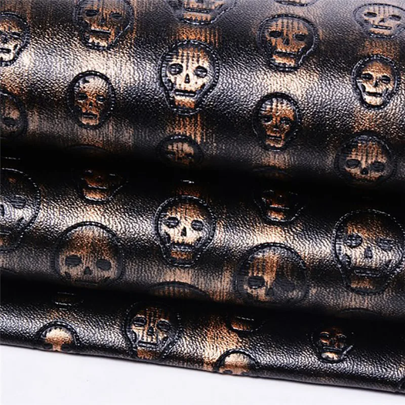 Lychee Life A4 Skull Pattern Faux Leather Fabric Synthetic Leather for Craft Making DIY Handmade Sewing Material
Lychee Life A4 Skull Pattern Faux Leather Fabric Synthetic Leather for Craft Making DIY Handmade Sewing Material