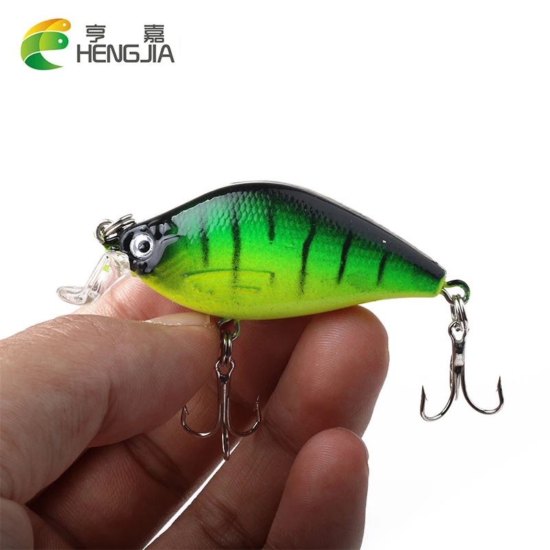 HENGJIA 1PCS Laser Crankbait Minnow Fishing Lure 6.5CM 8.4G Pesca Hooks Fish Wobbler Tackle
HENGJIA 1PCS Laser Crankbait Minnow Fishing Lure 6.5CM 8.4G Pesca Hooks Fish Wobbler Tackle