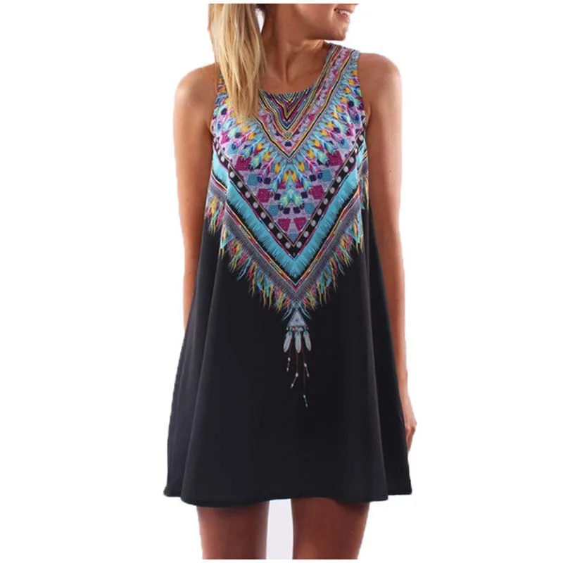 Wavaiov Vintag Print Women Dress O-neck Sleeveless Casual Dresses Sexy Chiffon Beach Dress Summer Dress 2018 Brand New Vestidos
Wavaiov Vintag Print Women Dress O-neck Sleeveless Casual Dresses Sexy Chiffon Beach Dress Summer Dress 2018 Brand New Vestidos