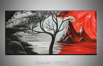 Hot Sale Abstract Hand Painted Red Sea Hill Tree Oil Painting On Canvas Home Decoration Modern Wall Picture For Living Room Sale
Hot Sale Abstract Hand Painted Red Sea Hill Tree Oil Painting On Canvas Home Decoration Modern Wall Picture For Living Room Sale