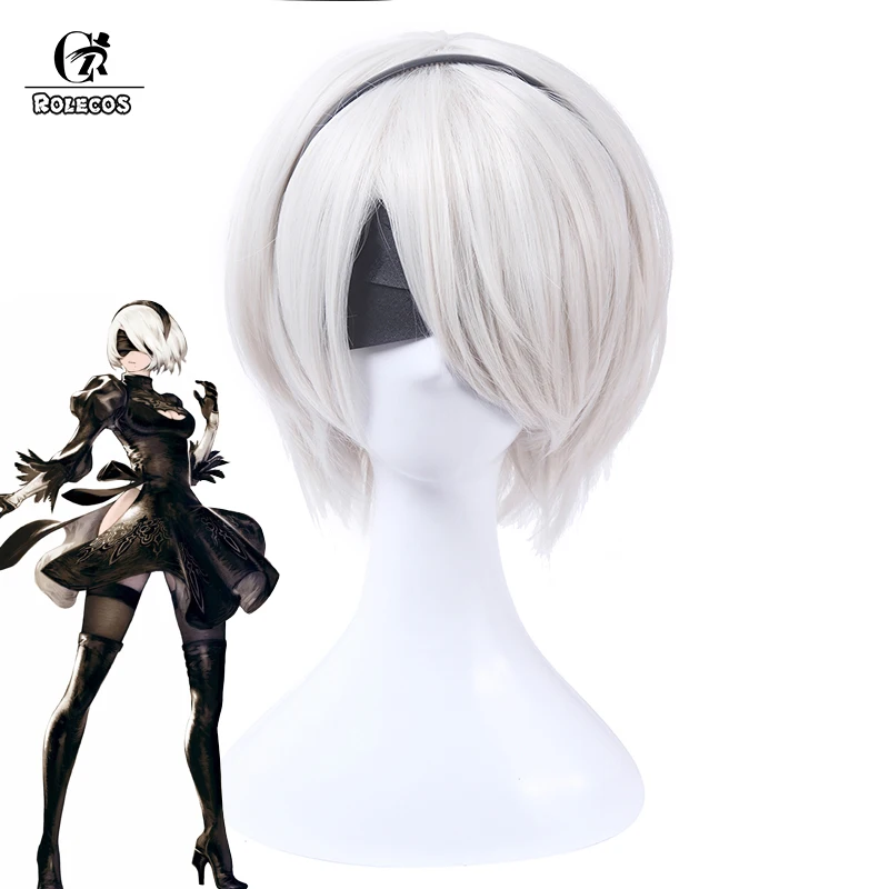 ROLECOS Game Nier Automatas Cosplay Headwear YoRha No.2 Type B No.9 Model S Cosplay 30cm/ 11.81inches Cosplay Synthetic Hair
ROLECOS Game Nier Automatas Cosplay Headwear YoRha No.2 Type B No.9 Model S Cosplay 30cm/ 11.81inches Cosplay Synthetic Hair