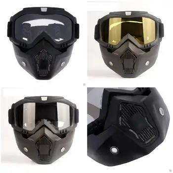 Motorcycle Helmet Motocross Modular Mask Detachable Filter Mouth Goggles Eyewear TD326 
Motorcycle Helmet Motocross Modular Mask Detachable Filter Mouth Goggles Eyewear TD326