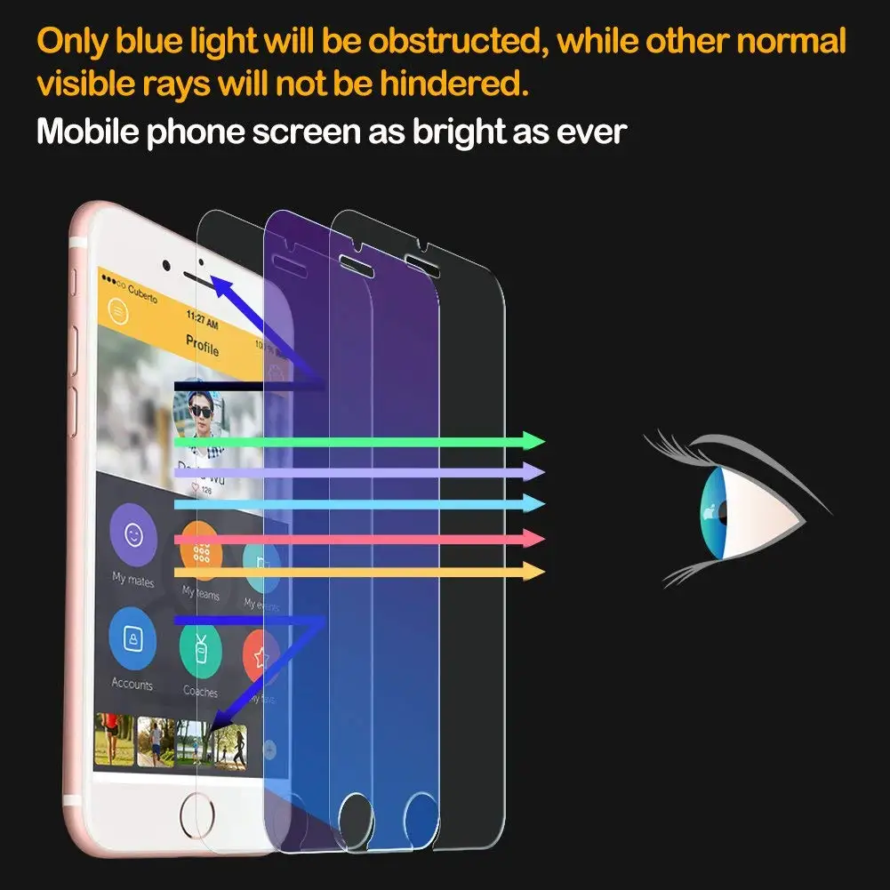 9H Tempered Glass For iPhone 6/6s/7/8 plus Anti-Blue Light Screen Protector Glass Cover For Iphone XS/XR/XS Max Full Cover Glass
9H Tempered Glass For iPhone 6/6s/7/8 plus Anti-Blue Light Screen Protector Glass Cover For Iphone XS/XR/XS Max Full Cover Glass