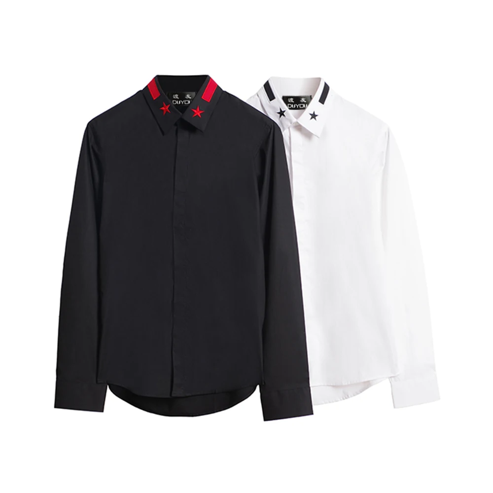 DUYOU Men Shirt 100% Cotton Casual Shirt Long Sleeve Slim Fit Social Man Dress Shirt Camisa Masculina Chemise Homme DY2139
DUYOU Men Shirt 100% Cotton Casual Shirt Long Sleeve Slim Fit Social Man Dress Shirt Camisa Masculina Chemise Homme DY2139