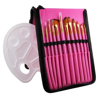 13Pcs Aluminum Tube Painting Brush Set With Canvas Bag Palette Variety Style Short Rod Oil DIY Acrylic Art Brushes Supplies
13Pcs Aluminum Tube Painting Brush Set With Canvas Bag Palette Variety Style Short Rod Oil DIY Acrylic Art Brushes Supplies