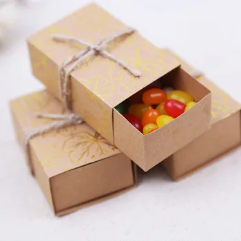 Kraft Paper Candy Box Vintage Maple Leaf Pattern Chocolate Packaging Box Drawer Shaped Cardboard Gift Boxes
Kraft Paper Candy Box Vintage Maple Leaf Pattern Chocolate Packaging Box Drawer Shaped Cardboard Gift Boxes