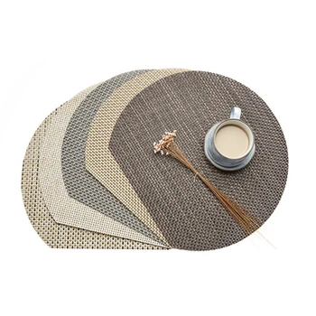 Semicircle PVC Tablecloth Environmentally Friendly Placemat for Dining Table Pad for Western Food Steak Plate Mat Home Coaster
Semicircle PVC Tablecloth Environmentally Friendly Placemat for Dining Table Pad for Western Food Steak Plate Mat Home Coaster