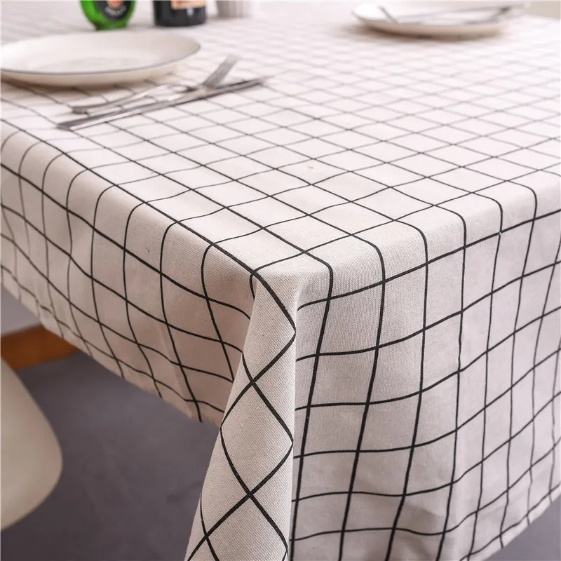 Europe Simple Plaid Table Cloth Cotton Linen Print Rectangular Dinning Tablecloths Table Cover Home Decor
Europe Simple Plaid Table Cloth Cotton Linen Print Rectangular Dinning Tablecloths Table Cover Home Decor