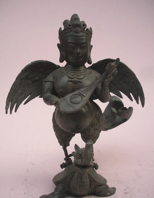 wholesale factory Tibet Buddhism 100% pure bronze Thunder Lei God Ride tortoise Buddha Statue | Дом и сад