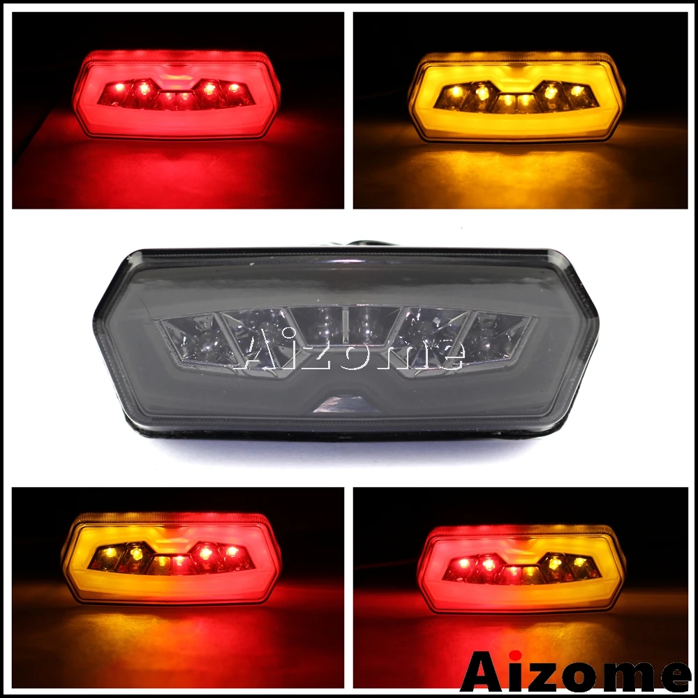 Motorcycle Integrated LED Tail Light Turn Signals Rear Stop Lamp For Honda CB650F CBR650F CTX700N MSX Grom 125 2013 14 15 2016
Motorcycle Integrated LED Tail Light Turn Signals Rear Stop Lamp For Honda CB650F CBR650F CTX700N MSX Grom 125 2013 14 15 2016