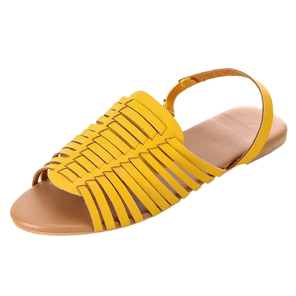 Summer Women Open Toe Sandals Fashion Casual Rome Flat Sandals For Women 2019 Solid Colors Beach Shoes Summer 2019
Summer Women Open Toe Sandals Fashion Casual Rome Flat Sandals For Women 2019 Solid Colors Beach Shoes Summer 2019