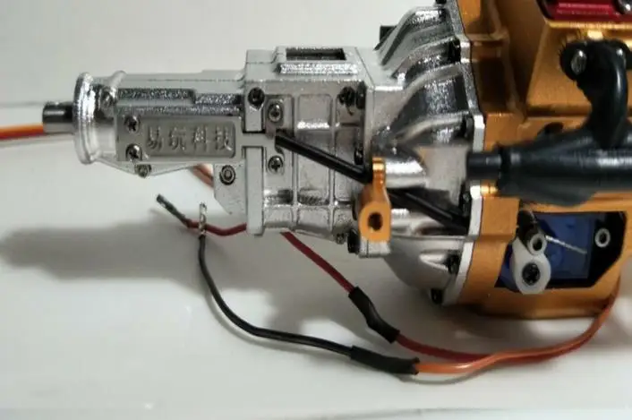 3 Speed Transmission Gear Box V8 Engine For 1/14 RC Tamiya Actros