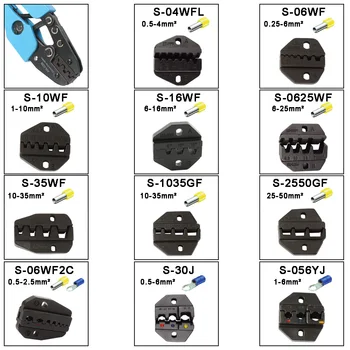 S30J S056YJ S06WF2C S04WFL S06WF S10WF S16WF S35WF Die Sets for AM-30 LS AN CRIMPING PILER tool machine modules jaws
S30J S056YJ S06WF2C S04WFL S06WF S10WF S16WF S35WF Die Sets for AM-30 LS AN CRIMPING PILER tool machine modules jaws