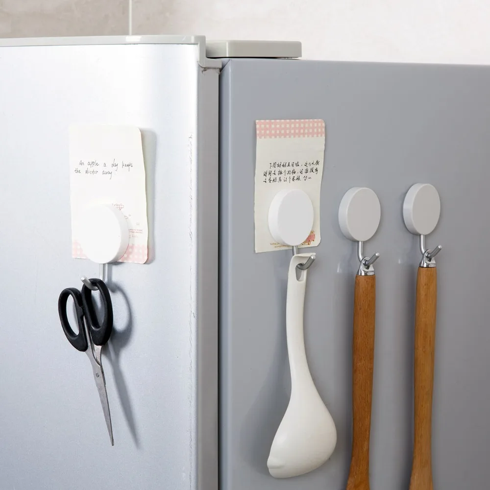 OTHERHOUSE Magnetic Hooks Power Magnet Hanger Holder Refrigerator Surfaces Not Scratch Kitchen Organizer
OTHERHOUSE Magnetic Hooks Power Magnet Hanger Holder Refrigerator Surfaces Not Scratch Kitchen Organizer