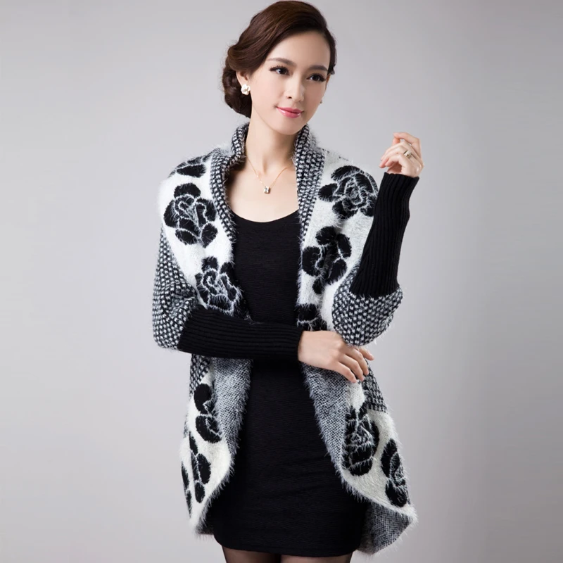 New Autumn Spring Women Sweater Cardigans Casual Warm Female Knitted Sweater Flower Cardigan Sweater Lady
New Autumn Spring Women Sweater Cardigans Casual Warm Female Knitted Sweater Flower Cardigan Sweater Lady