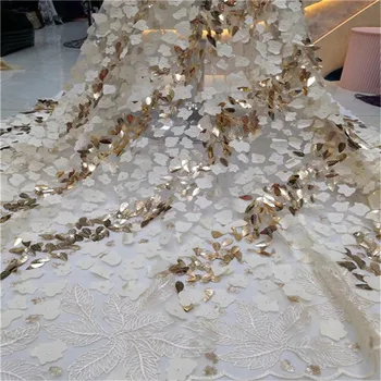 Free Shipping by DHL! 2018 High quality guipure lace sequence lace sequin embroidery tulle lace fabric for women dress Gold
Free Shipping by DHL! 2018 High quality guipure lace sequence lace sequin embroidery tulle lace fabric for women dress Gold