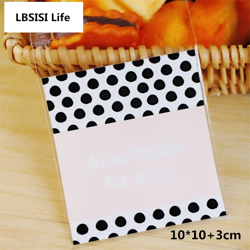 LBSISI Life 100pcs 10*13cm Pink Dot Hand Made Cookie Bag Resealable Gift Biscuits Candy Food Beans Self Adhesive Packing Bags
LBSISI Life 100pcs 10*13cm Pink Dot Hand Made Cookie Bag Resealable Gift Biscuits Candy Food Beans Self Adhesive Packing Bags