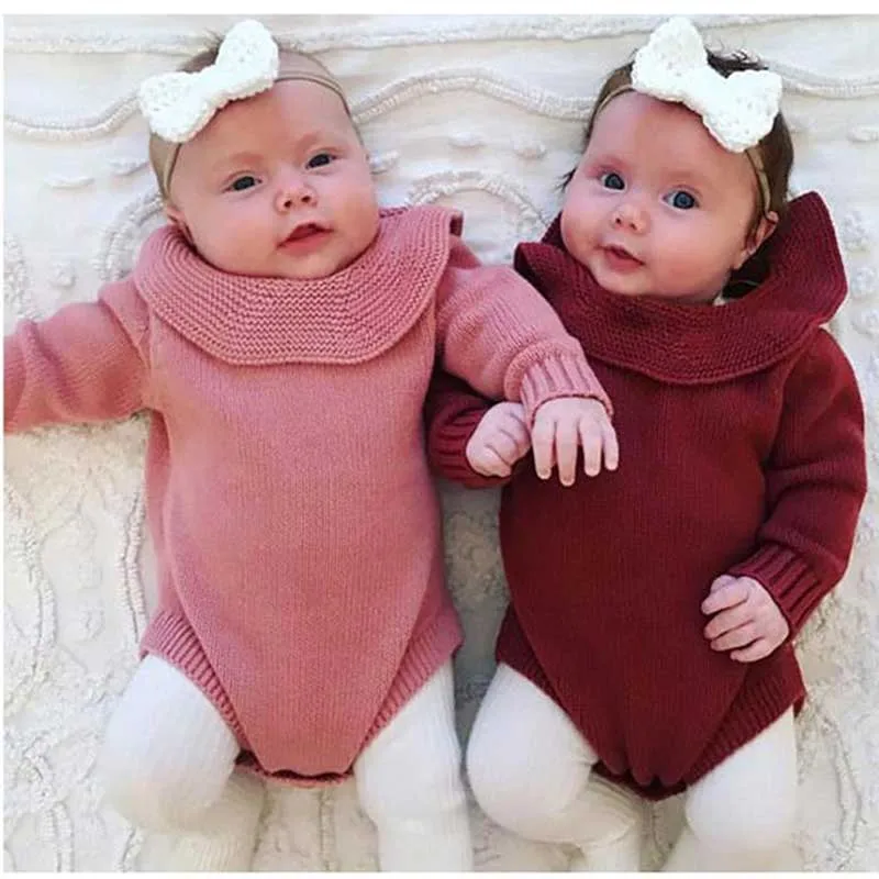 Baby Girl's Knit Rompers Long Sleeve Wool Knitted Rompers New 2019 Baby Princess Jumpsuit Toddler Kid's Autumn Winter Clothing
Baby Girl's Knit Rompers Long Sleeve Wool Knitted Rompers New 2019 Baby Princess Jumpsuit Toddler Kid's Autumn Winter Clothing