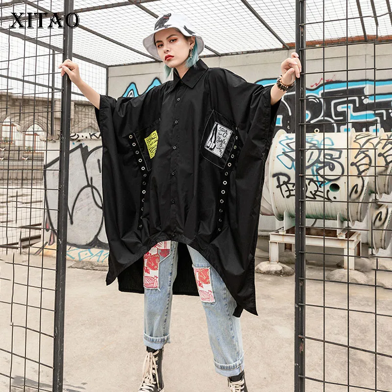 XITAO Print Letter Plus Size Women Blouse Streetwear Summer Batwing Sleeve Irregular Splice Pocket Woman Clothes Tide ZLL3664
XITAO Print Letter Plus Size Women Blouse Streetwear Summer Batwing Sleeve Irregular Splice Pocket Woman Clothes Tide ZLL3664