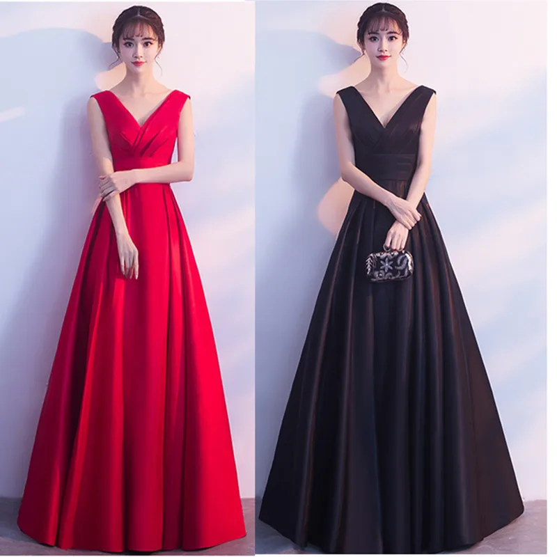 LISYRHJH Women's New Dress Party Slim Elegant Dress Wedding Party V-neck Dresses
LISYRHJH Women's New Dress Party Slim Elegant Dress Wedding Party V-neck Dresses